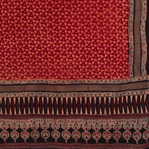 Ajrakh Hand Block Printed Cotton Dupatta