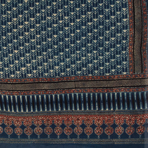 Ajrakh Hand Block Printed Cotton Dupatta