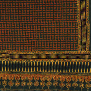 Ajrakh Hand Block Printed Cotton Dupatta