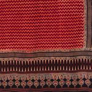 Ajrakh Hand Block Printed Cotton Dupatta