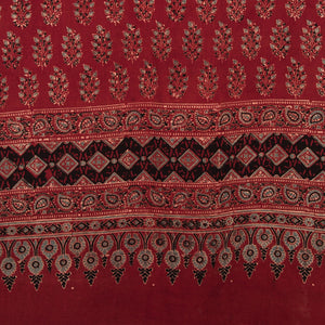 Ajrakh Hand Block Printed Cotton Dupatta