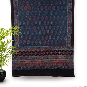 Ajrakh Hand Block Printed Cotton Dupatta