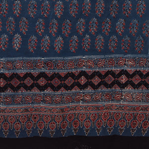 Ajrakh Hand Block Printed Cotton Dupatta