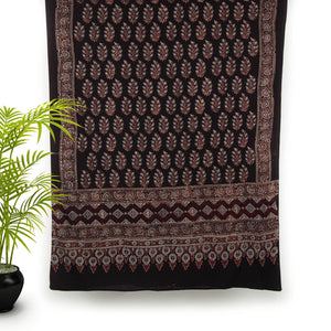 Ajrakh Hand Block Printed Cotton Dupatta