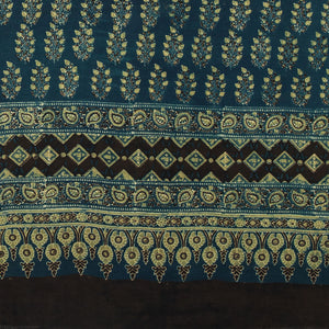 Ajrakh Hand Block Printed Cotton Dupatta