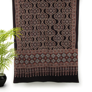 Ajrakh Hand Block Printed Cotton Dupatta
