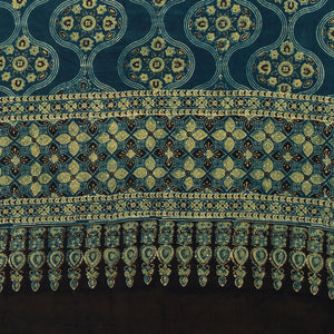 Ajrakh Hand Block Printed Cotton Dupatta