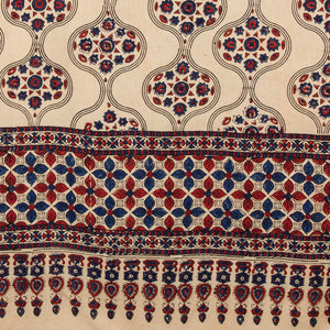 Ajrakh Hand Block Printed Cotton Dupatta