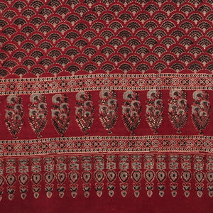Ajrakh Hand Block Printed Cotton Dupatta