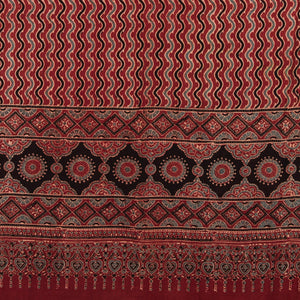 Ajrakh Hand Block Printed Cotton Dupatta