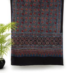 Ajrakh Hand Block Printed Cotton Dupatta