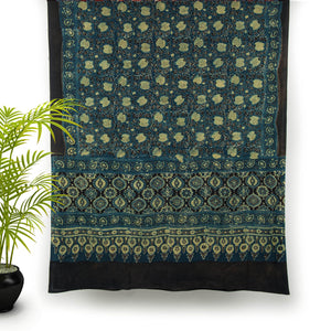 Ajrakh Hand Block Printed Cotton Dupatta