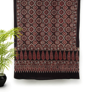 Ajrakh Hand Block Printed Cotton Dupatta