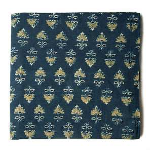 Ajrakh Hand Block Natural Dyed Cotton Fabric