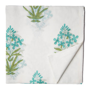 Precut 0.50 meters -Handblock Printed Fine Mul Cotton Fabric
