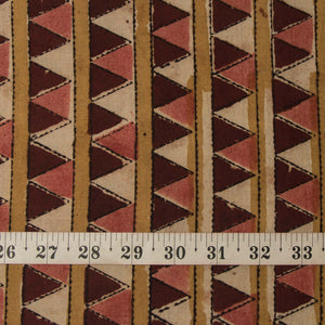 Precut 0.25 meters -Bagru Dabu Handblock Printed Cotton Fabric