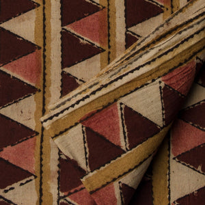 Precut 0.25 meters -Bagru Dabu Handblock Printed Cotton Fabric