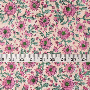 Sanganeri Hand Block Printed Cotton Fabric
