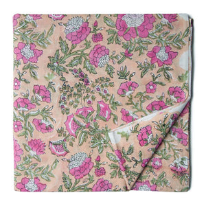 Precut 0.75meter - Sanganeri Hand Block Printed Cotton Fabric