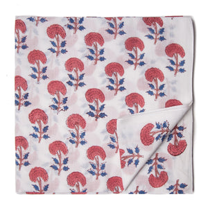 Precut 0.5meter - Sanganeri Hand Block Printed Cotton Fabric