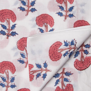 Sanganeri Hand Block Printed Cotton Fabric