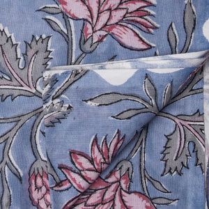 Sanganeri Hand Block Printed Cotton Fabric