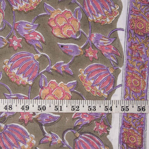 Sanganeri Hand Block Printed Cotton Fabric