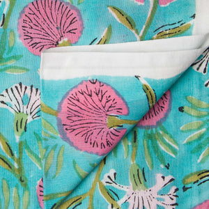 Precut 1meter - Sanganeri Hand Block Printed Cotton Fabric