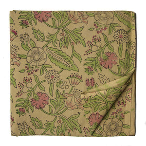 Precut 0.25 meters -Sanganeri Hand Block Printed Cotton Fabric