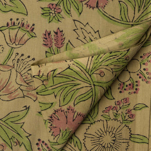 Precut 0.25 meters -Sanganeri Hand Block Printed Cotton Fabric