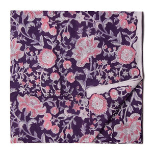 Precut 0.75meter - Sanganeri Hand Block Printed Cotton Fabric