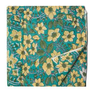 Precut 0.75meter - Sanganeri Hand Block Printed Cotton Fabric