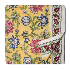 Precut 0.25 meter - Sanganeri Hand Block Printed Cotton Fabric