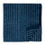 Blue and white Sanganeri Hand Block Printed Cotton Fabric with lines