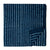 Blue and white Sanganeri Hand Block Printed Cotton Fabric with lines
