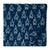 Blue and white Sanganeri Hand Block Printed Cotton Fabric with motifs