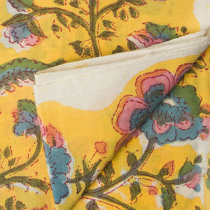 Precut 1 meters -Sanganeri Hand Block Printed Cotton Fabric