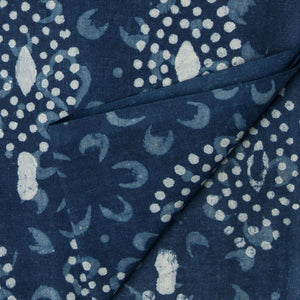 Precut 0.5 meter -Sanganeri Hand Block Printed Cotton Fabric