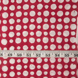 Precut 0.25 meter -Sanganeri Hand Block Printed Cotton Fabric