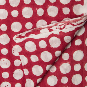 Precut 0.25 meter -Sanganeri Hand Block Printed Cotton Fabric