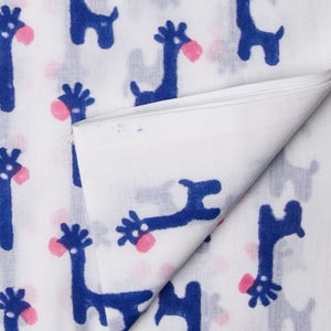 Precut 0.25 meter -Sanganeri Hand Block Printed Cotton Fabric