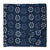 White and blue Sanganeri Hand Block Printed Cotton Fabric with floral print