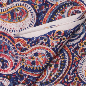Precut 0.5 meter -Sanganeri Hand Block Printed Cotton Fabric