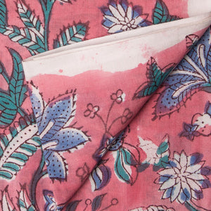 Precut 0.25 meter -Sanganeri Hand Block Printed Cotton Fabric