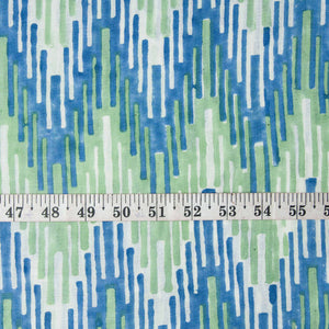 Precut 0.75 meter -Sanganeri Hand Block Printed Cotton Fabric