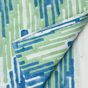 Precut 0.75 meter -Sanganeri Hand Block Printed Cotton Fabric