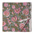 Green and Pink Sanganeri Hand Block Printed Cotton Fabric with floral design