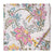 Pink and White Sanganeri Hand Block Printed Cotton Fabric with floral design