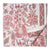 Pink and Peach Sanganeri Hand Block Printed Cotton Fabric with floral design