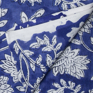 Precut 0.25 meter -Sanganeri Hand Block Printed Cotton Fabric